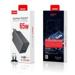 شارژر دیواری 65 وات هیسکا مدل H-126 GaN (در بسته بندی)