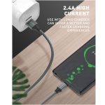 کابل تبدیل USB به USB-C الدینیو مدل LS441 (متصل شده)