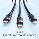 کابل تبدیل USB به microUSB / لایتنینگ / USB-C مک دودو مدل CA-0930