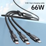 کابل تبدیل USB به microUSB / لایتنینگ / USB-C مک دودو مدل CA-0930