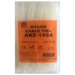 بست کمربندی آک ای مدل AKE-140A بسته 100 عددی (در بسته بندی)