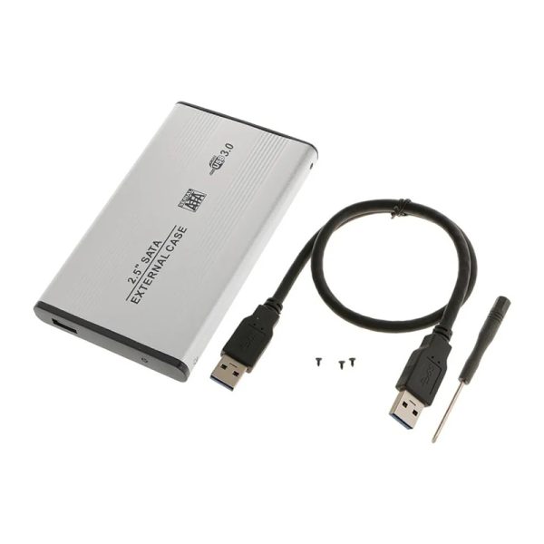 باکس هارد اکسترنال ۲.۵ اینچی ای نت مدل USB 2.0 (اقلام همراه)