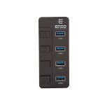 هاب 4 پورت USB 3.0 انزو مدل UH-45 (نمای رو به رو)