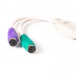 کابل تبدیل PS2 به USB طول 30 سانتی متر (نمای نزدیک)