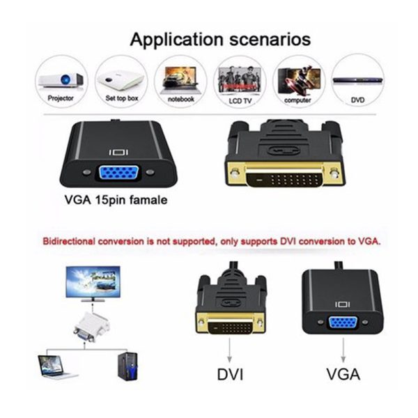 مبدل DVI-D به VGA دی نت (اطلاعات)