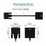 مبدل DVI-D به VGA دی نت (ابعاد)