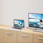 مبدل DisplayPort به HDMI وی نت (متصل شده)