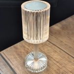 چراغ رومیزی کریستالی مدل Diamond Table Lamp (نمای رو به رو)