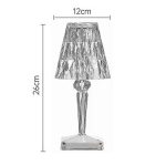 چراغ رومیزی کریستالی مدل Diamond Table Lamp