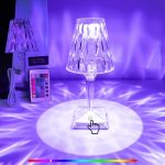چراغ رومیزی کریستالی مدل Diamond Table Lamp