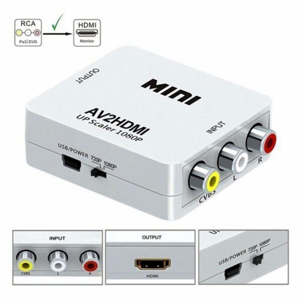 مبدل AV به HDMI دی تک