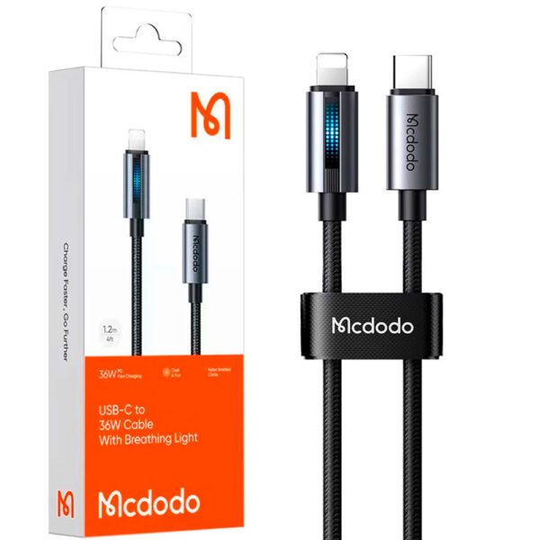 کابل تبدیل USB-C به لایتنینگ مک دودو مدل CA-571 طول 1.2 متر