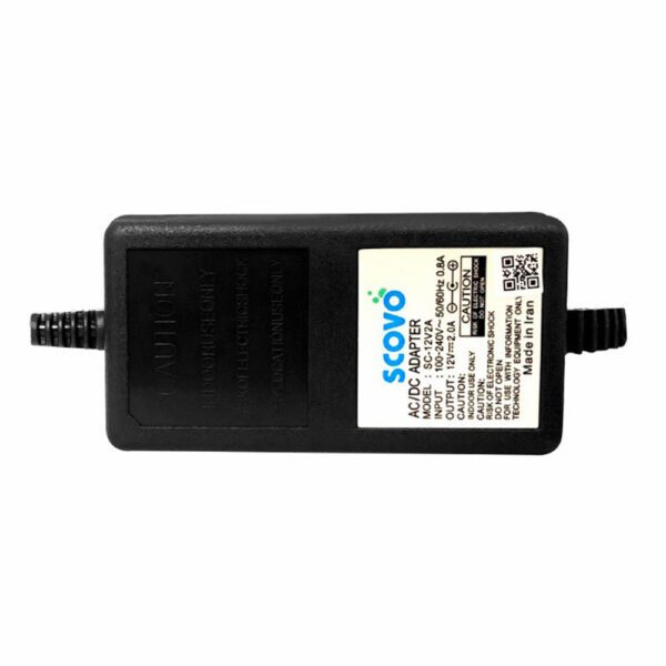 آداپتور دوربین مدار بسته اسکوو مدل SC-12V 2A