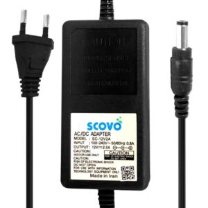 آداپتور دوربین مدار بسته اسکوو مدل SC-12V 2A