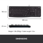 کیبورد و ماوس لاجیتک MK120 - Image 4