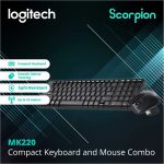 کیبورد و ماوس بی‌سیم لاجیتک مدل MK220 - Image 4