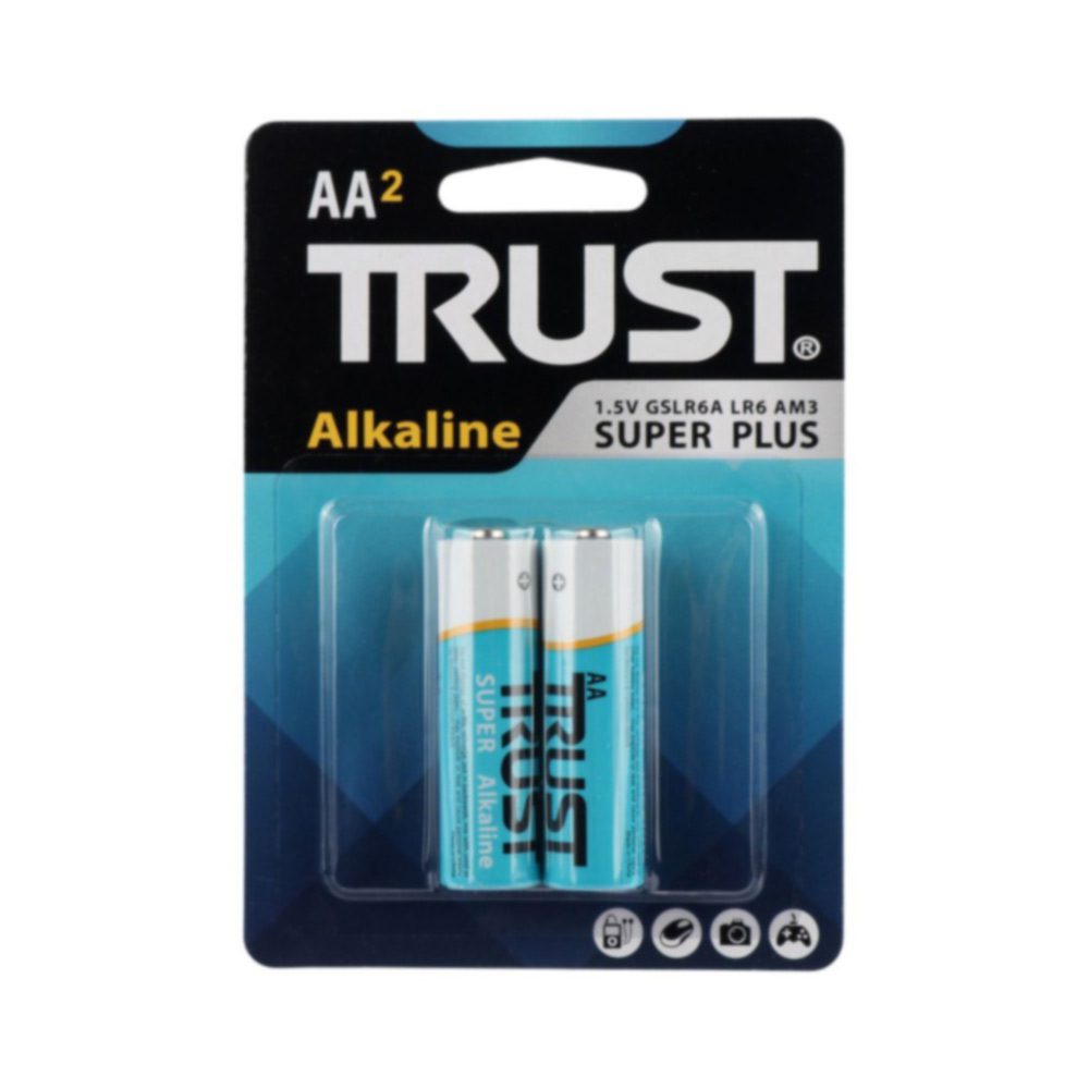 باتری قلمی تراست مدل Alkaline Super Plus بسته 2 عددی ایتوک