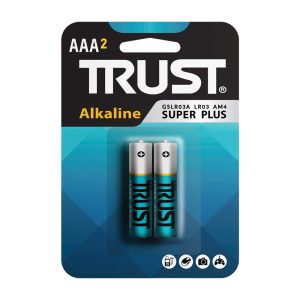 باتری نیم‌قلمی تراست مدل Alkaline Super Plus بسته 2 عددی ایتوک