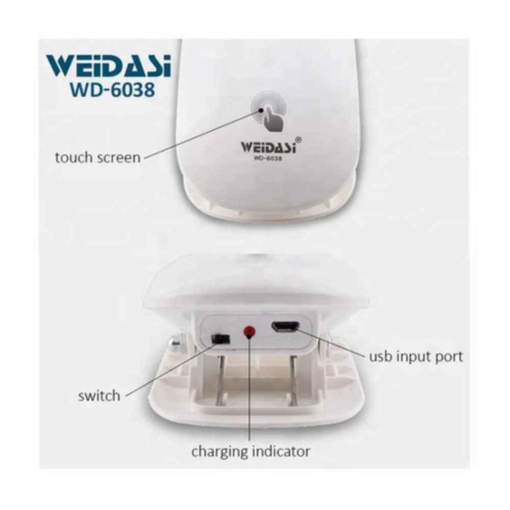 چراغ مطالعه شارژی ویداسی مدل WD-6038 ایتوک