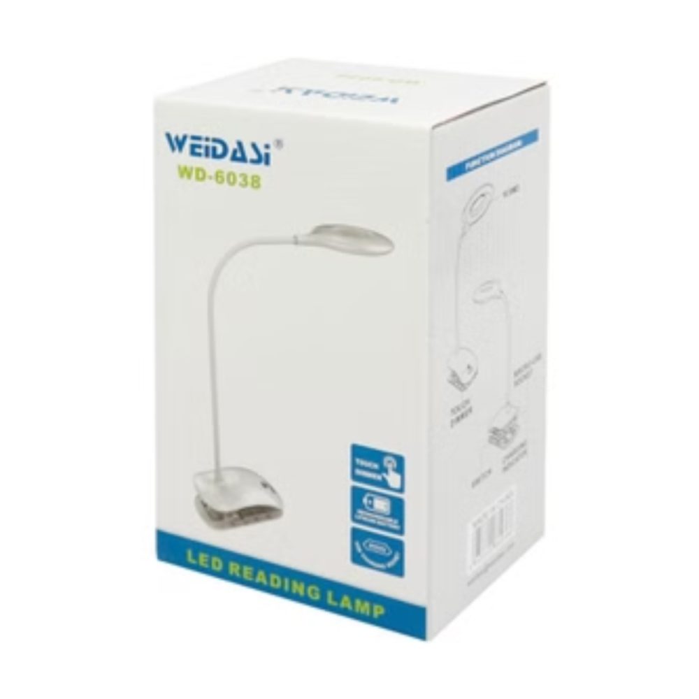 چراغ مطالعه لمسی گیره ای قابل شارژ ویداسی مدل WD-6038 ایتوک