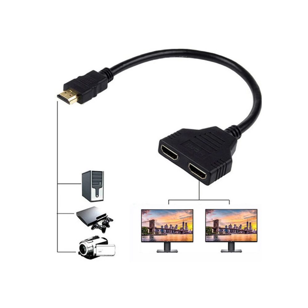 کابل تبدیل 1 به 2 HDMI مدل FULL HD_PLUS ایتوک
