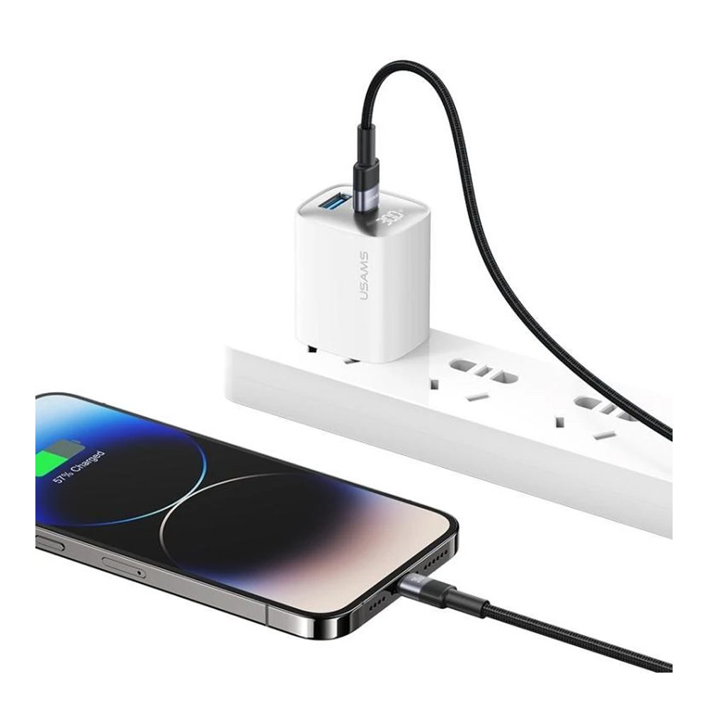 کابل تبدیل USB-C به لایتنینگ یوسمز مدل SJ729-30W طول 1.2 متر ایتوک