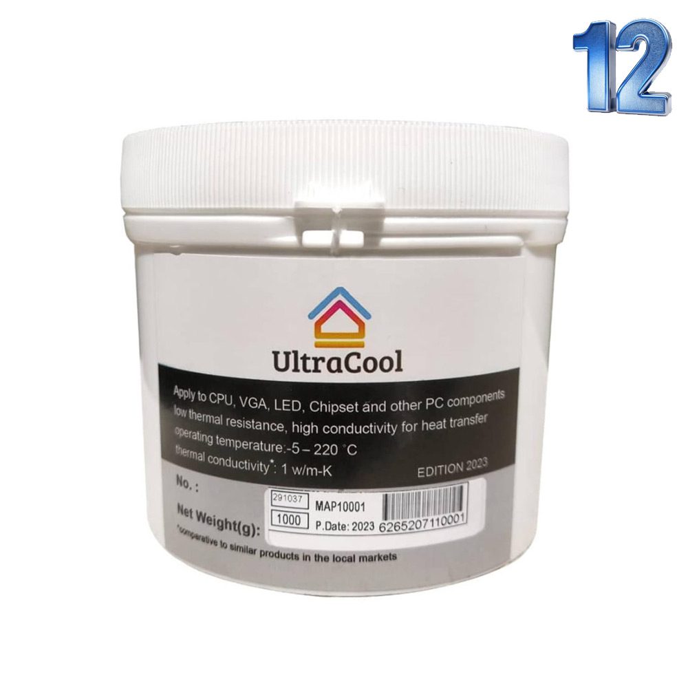 خمیر سیلیکون کیلویی اولتراکول مدل MAP10001 بسته 12 عددی ایتوک