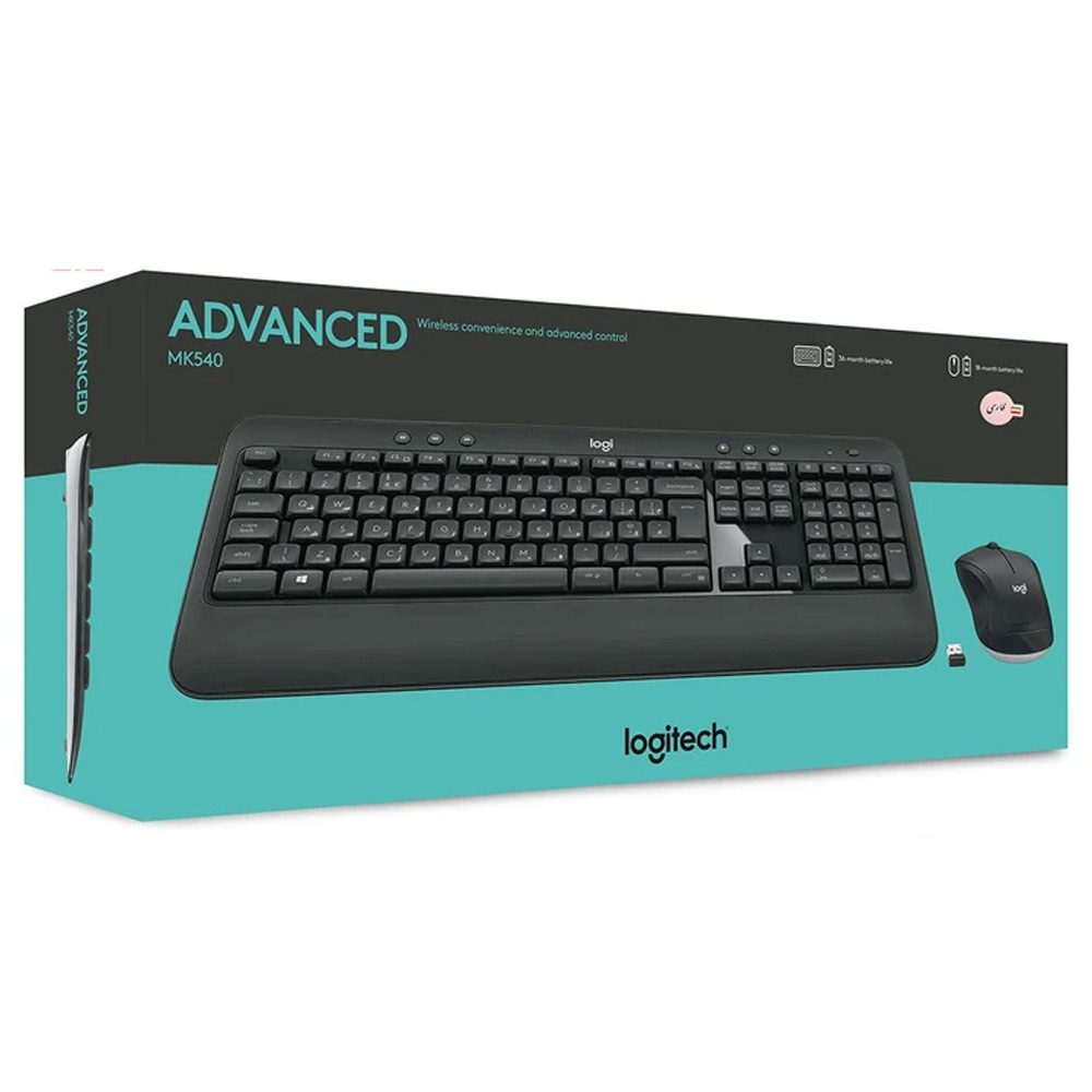 کیبورد و ماوس بیسیم لاجیتک مدل MK540 ایتوک