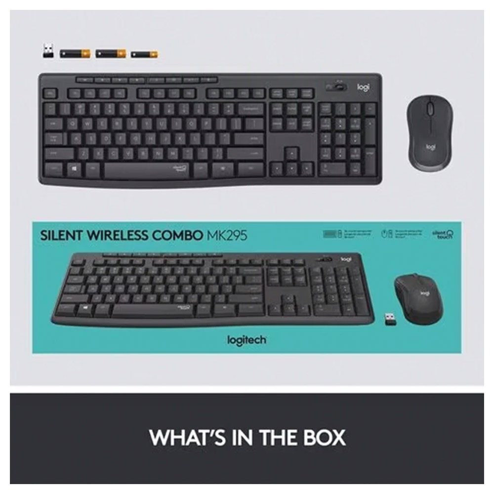 کیبورد و ماوس بی‌سیم لاجیتک مدل MK295 ایتوک